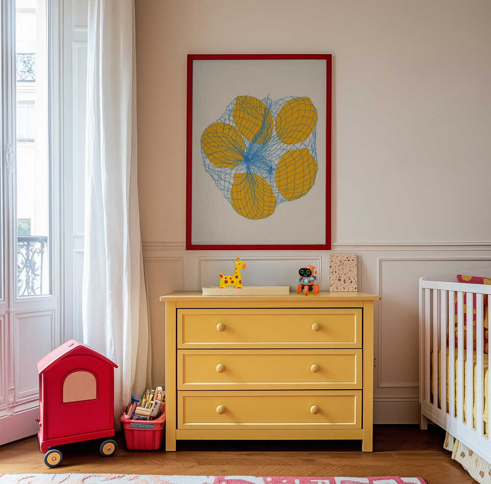 Zitronen im Netz Poster