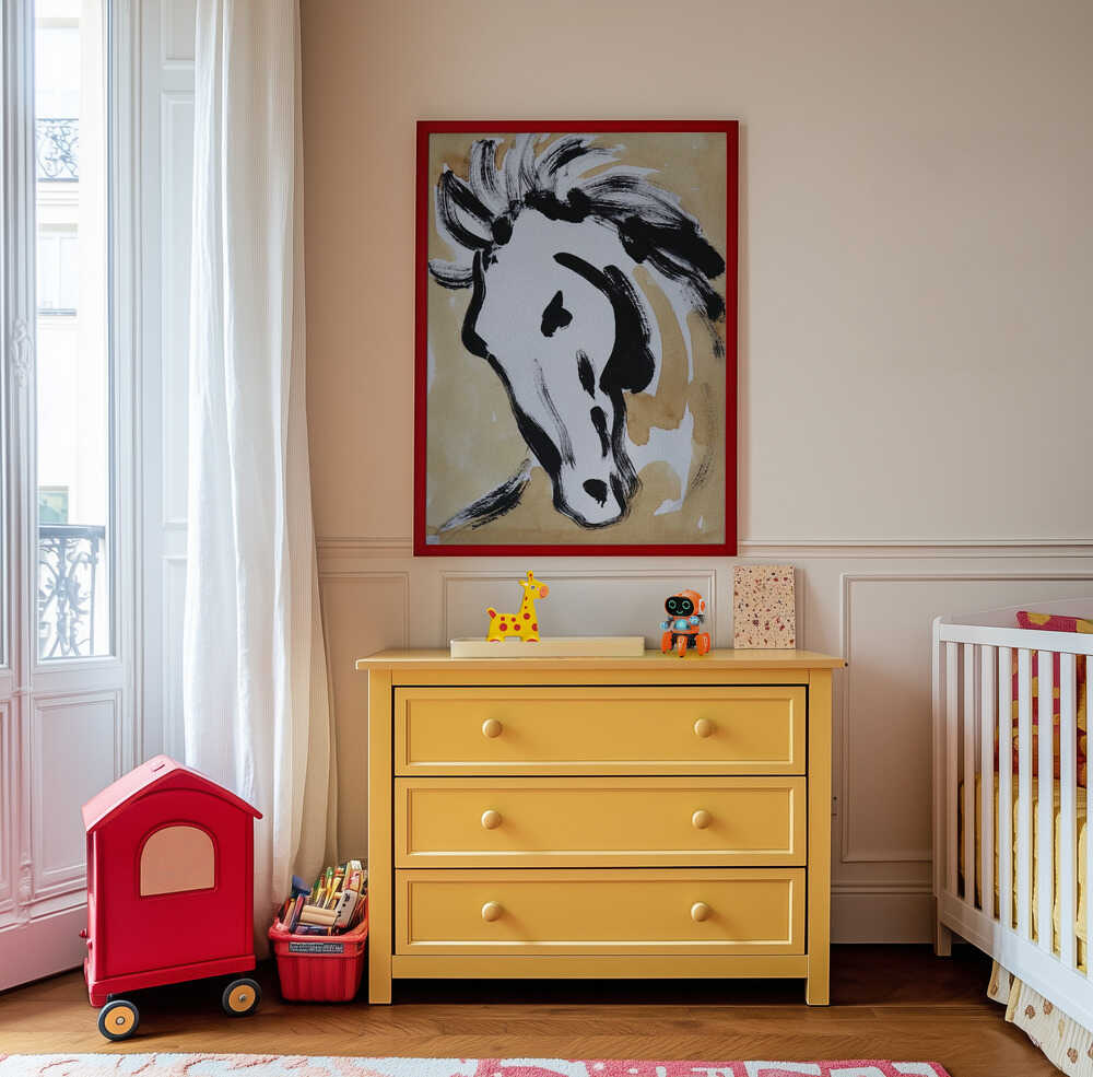 Bewegte Pferdeharmonie Poster