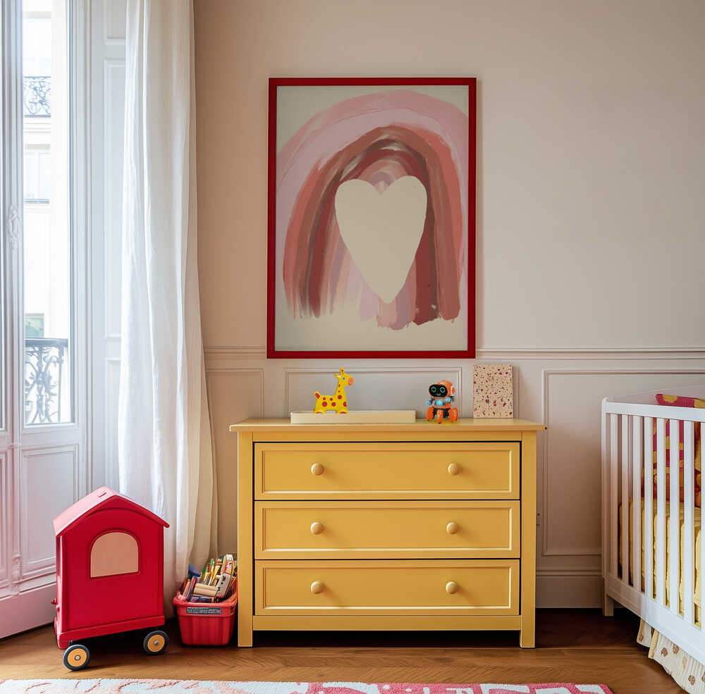 Herzliche Regenbogen Poster