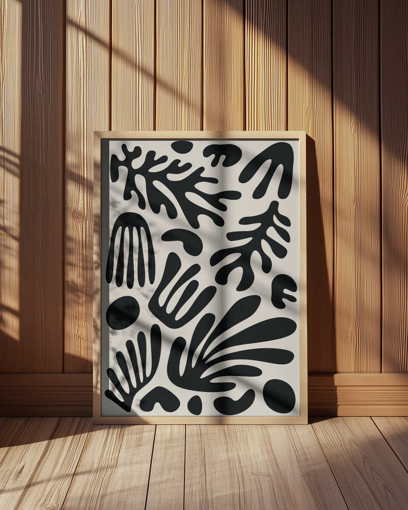 Schwarze Algen Poster