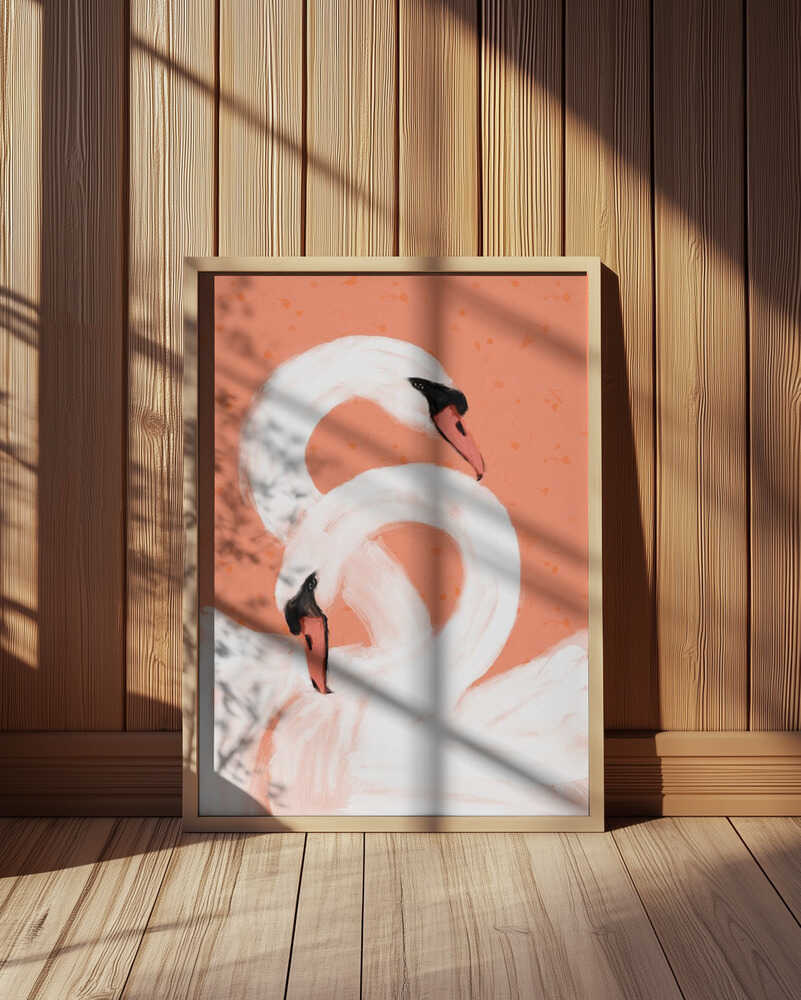 Anmutige Schwäne Poster