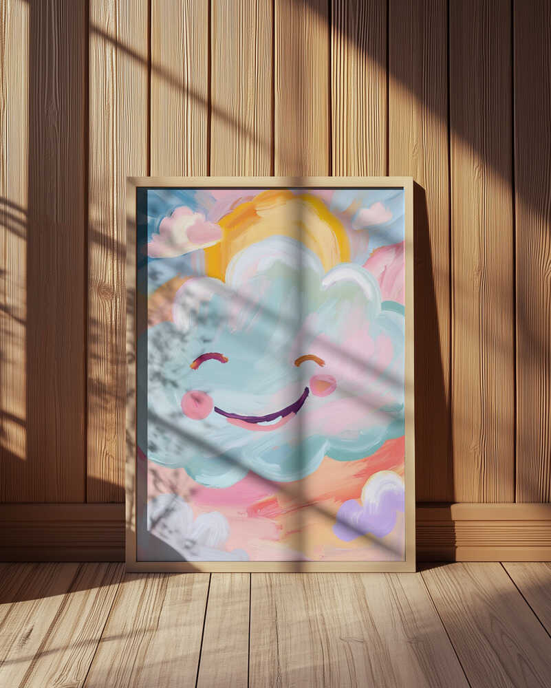 Lächelnde Himmel Poster