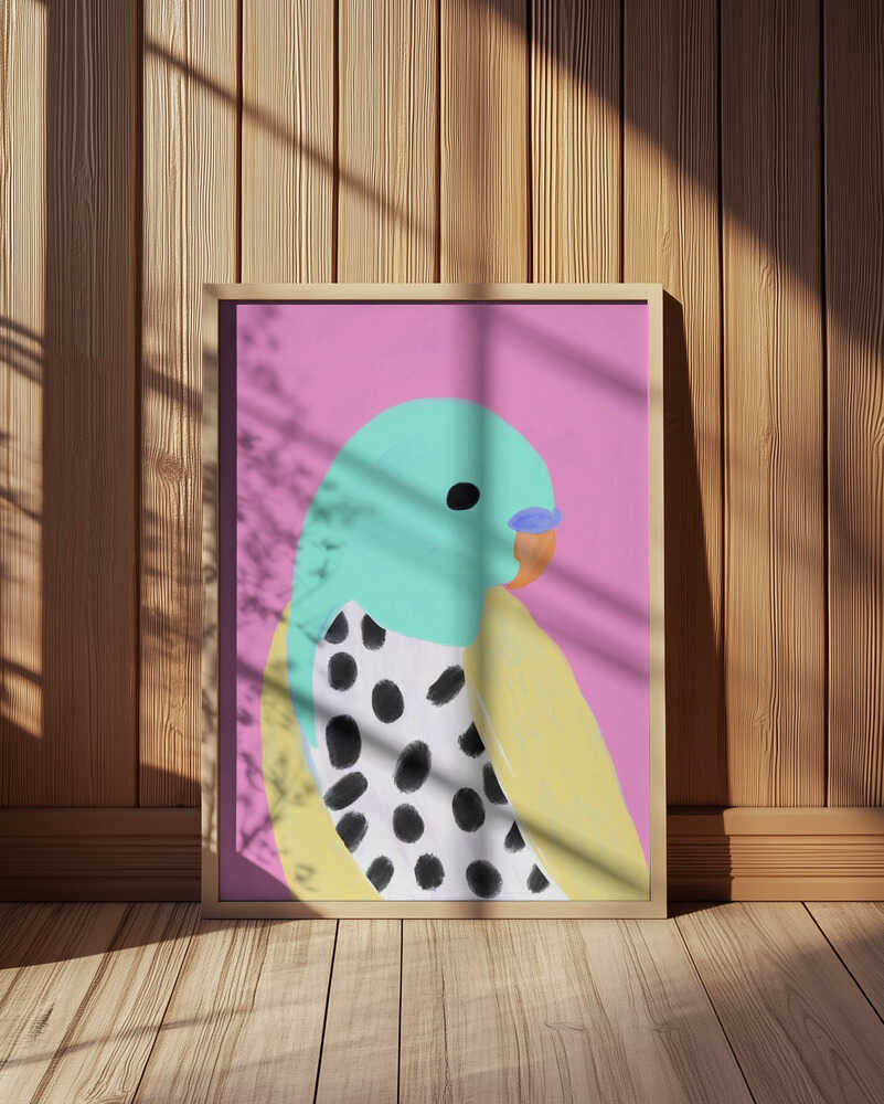 Gepunkteter Wellensittich Poster