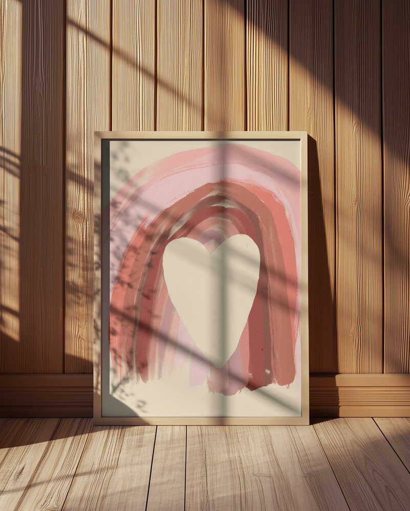 Herzliche Regenbogen Poster