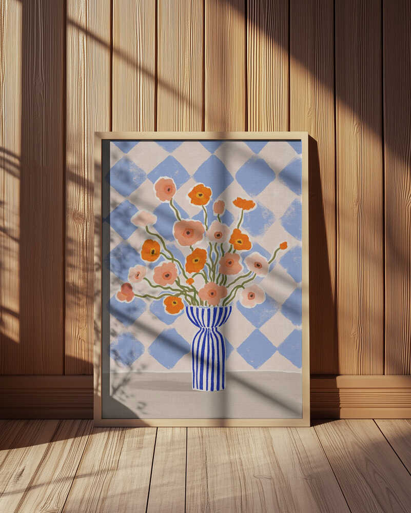 Malerische Mohnblumen Poster