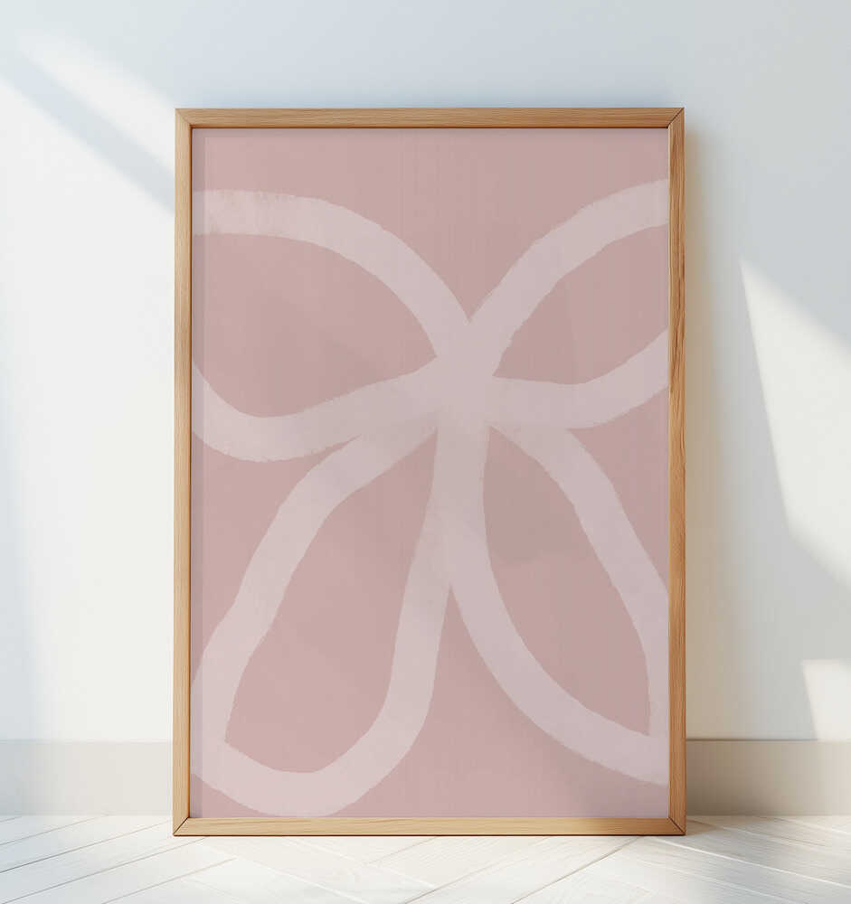 Blütenlinien Poster