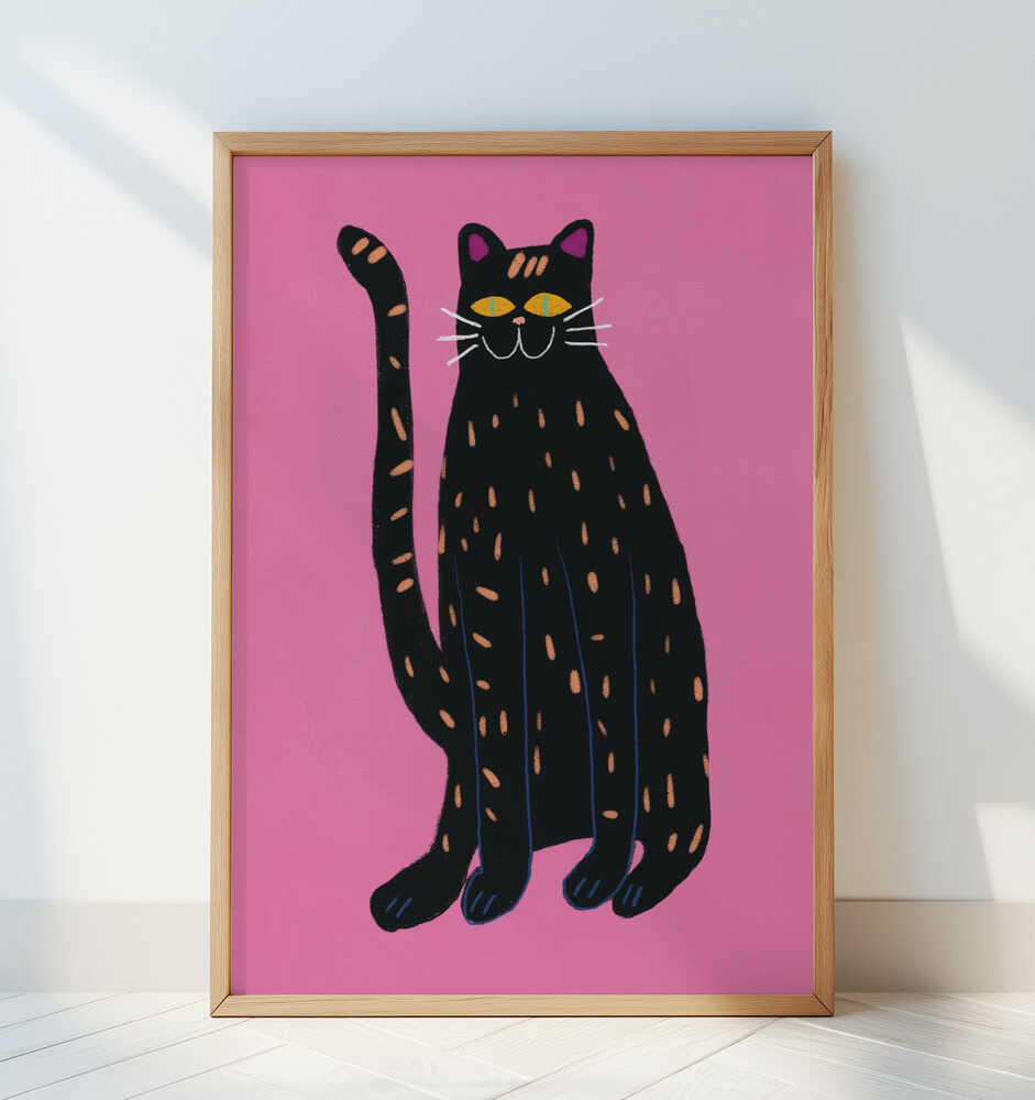 Verspielte Katze Poster