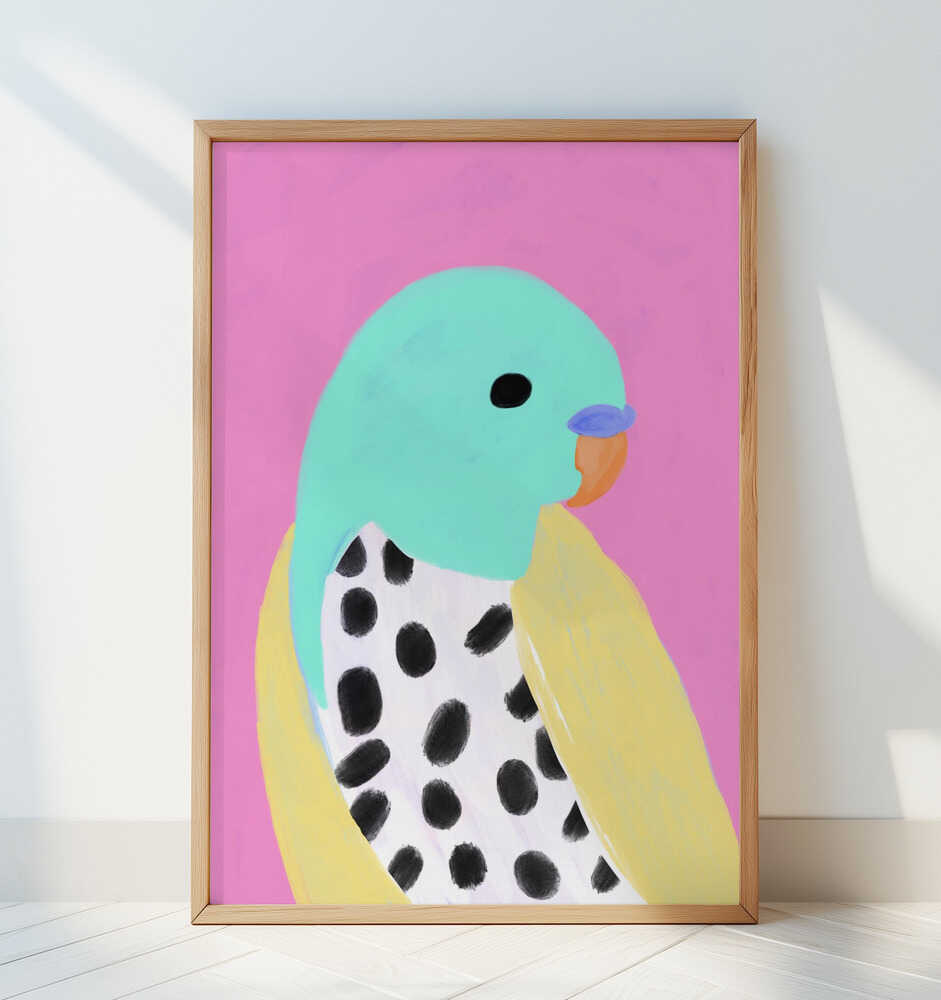 Gepunkteter Wellensittich Poster