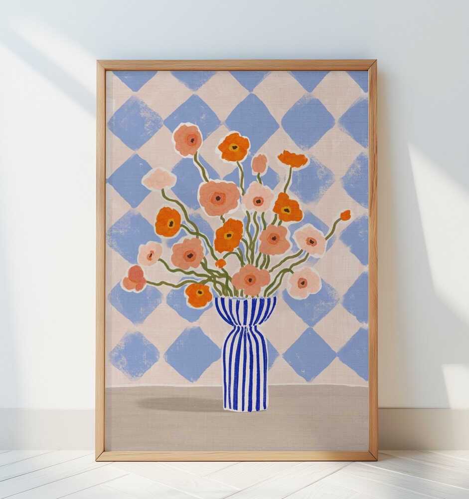 Malerische Mohnblumen Poster