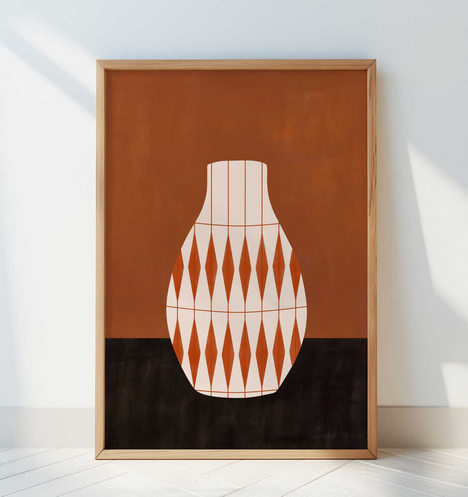 Terrakotta Vase Poster