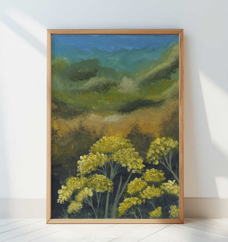 Salbei Wiesen Kinderzimmer Poster