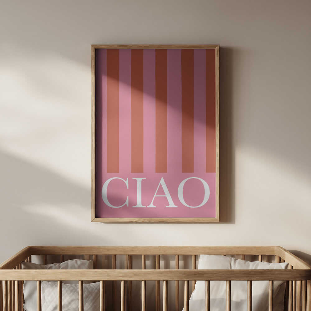 Ciao Streifen Poster