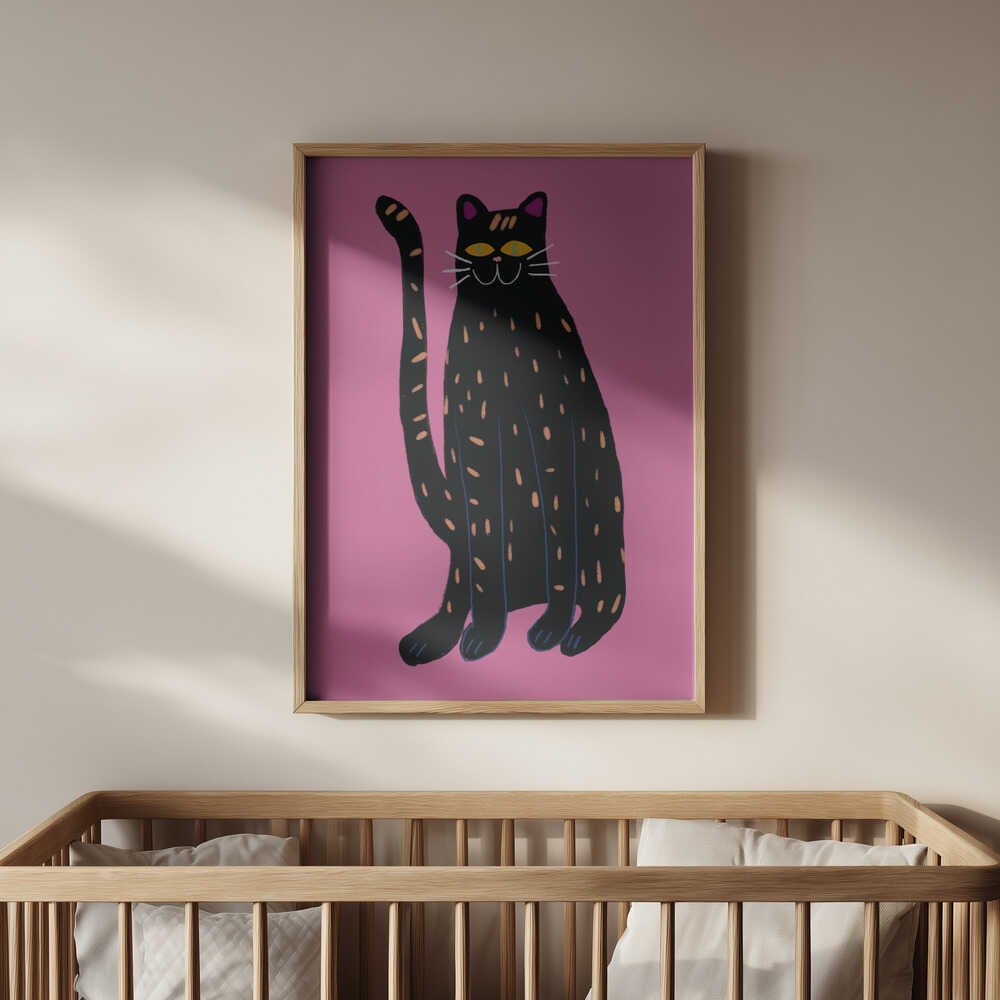 Verspielte Katze Poster
