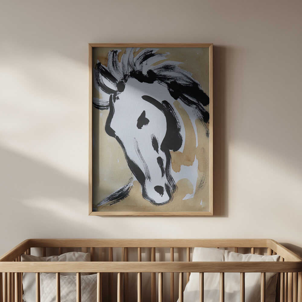 Bewegte Pferdeharmonie Poster