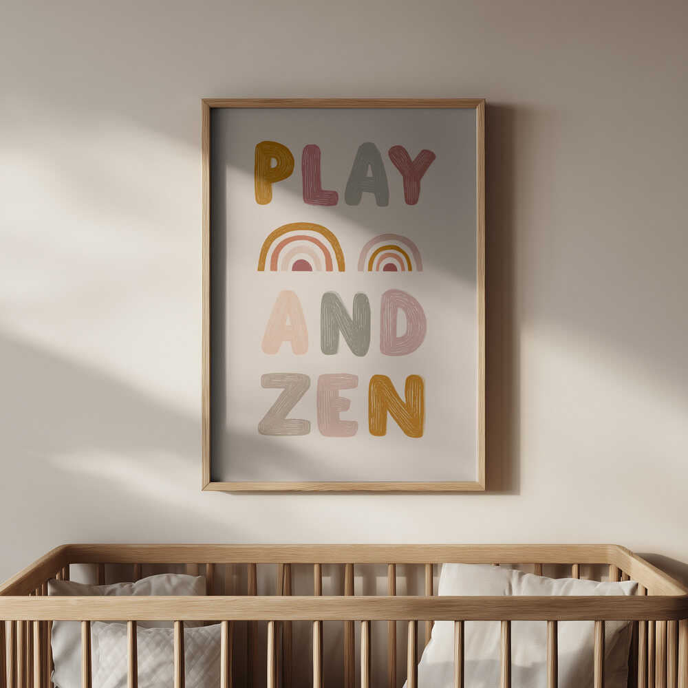 Play and Zen Poster