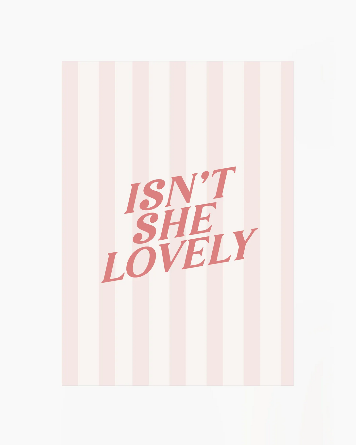 isn't she lovely poster