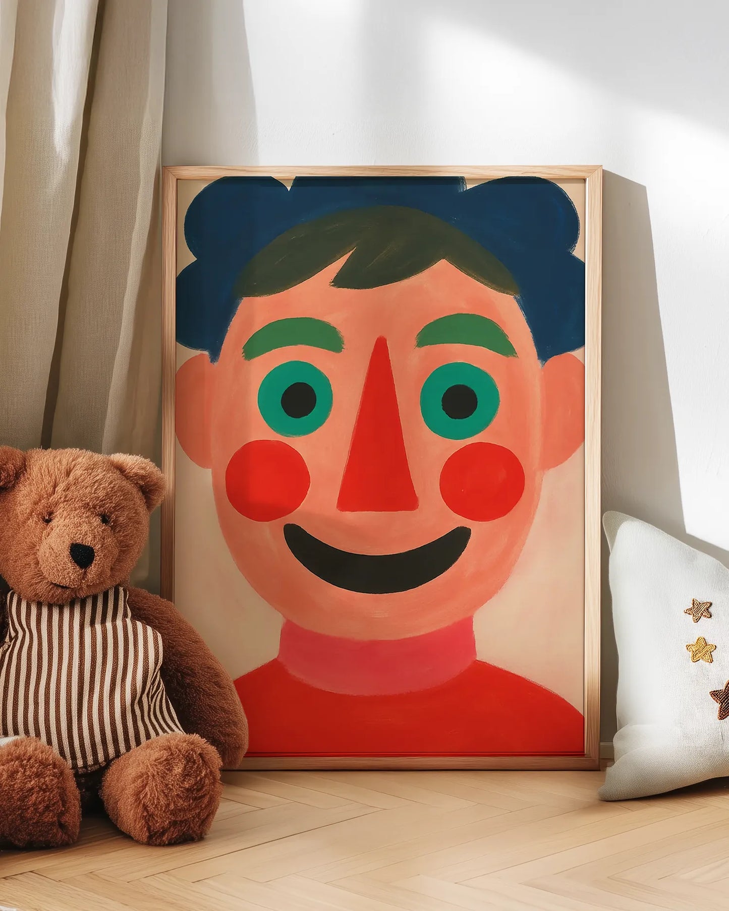 Mom, Mud & Monster Trucks Beige Poster