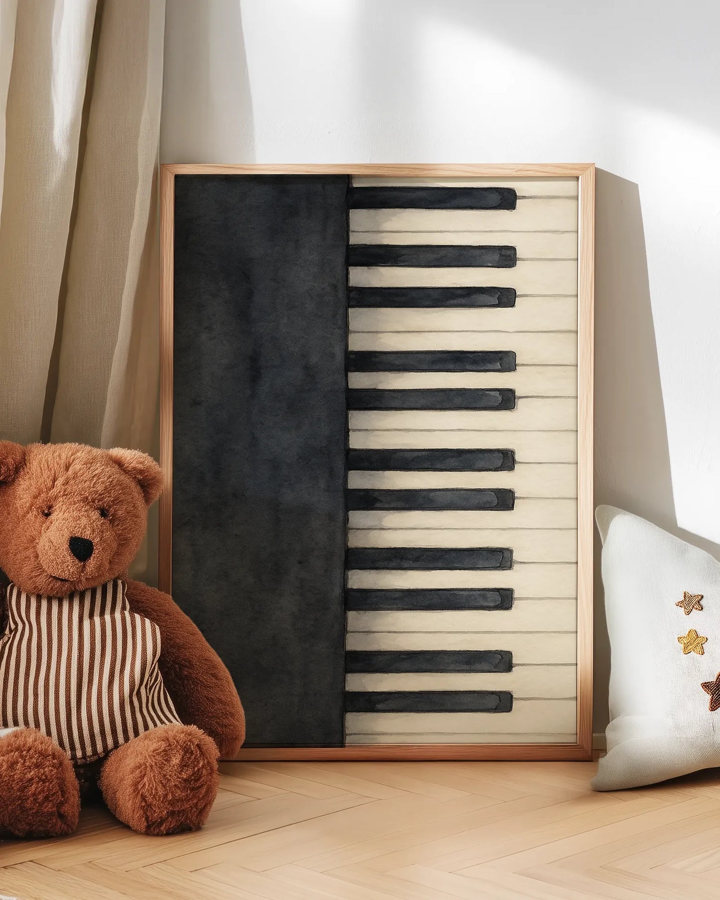 Mom, Mud & Monster Trucks Beige Poster