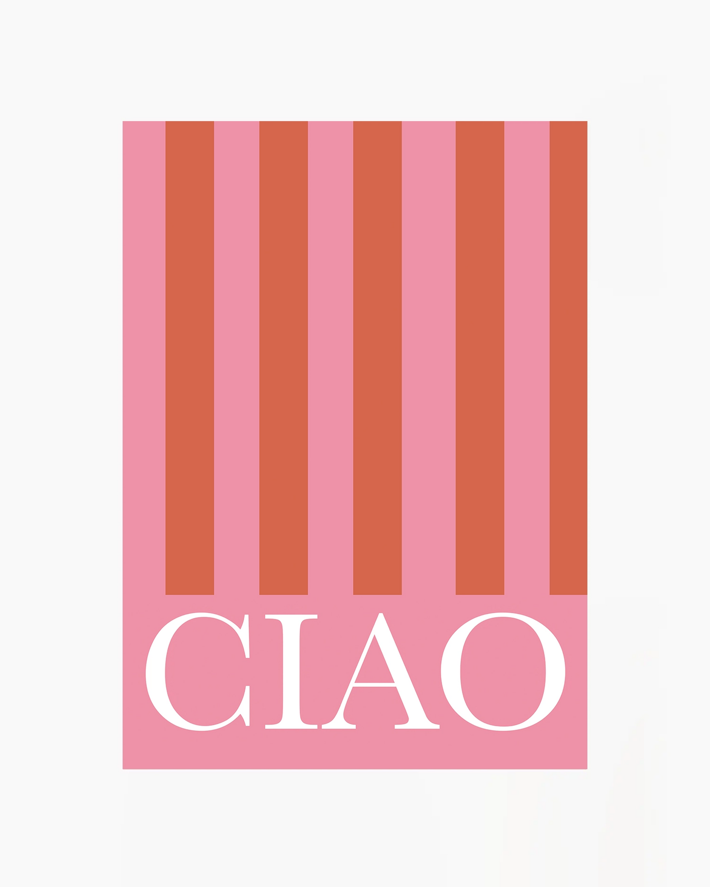 Ciao Streifen Poster