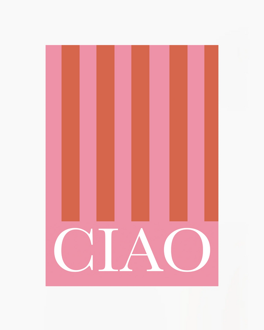Ciao Streifen Poster
