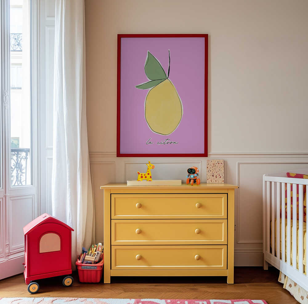 Le Citron Pink Poster