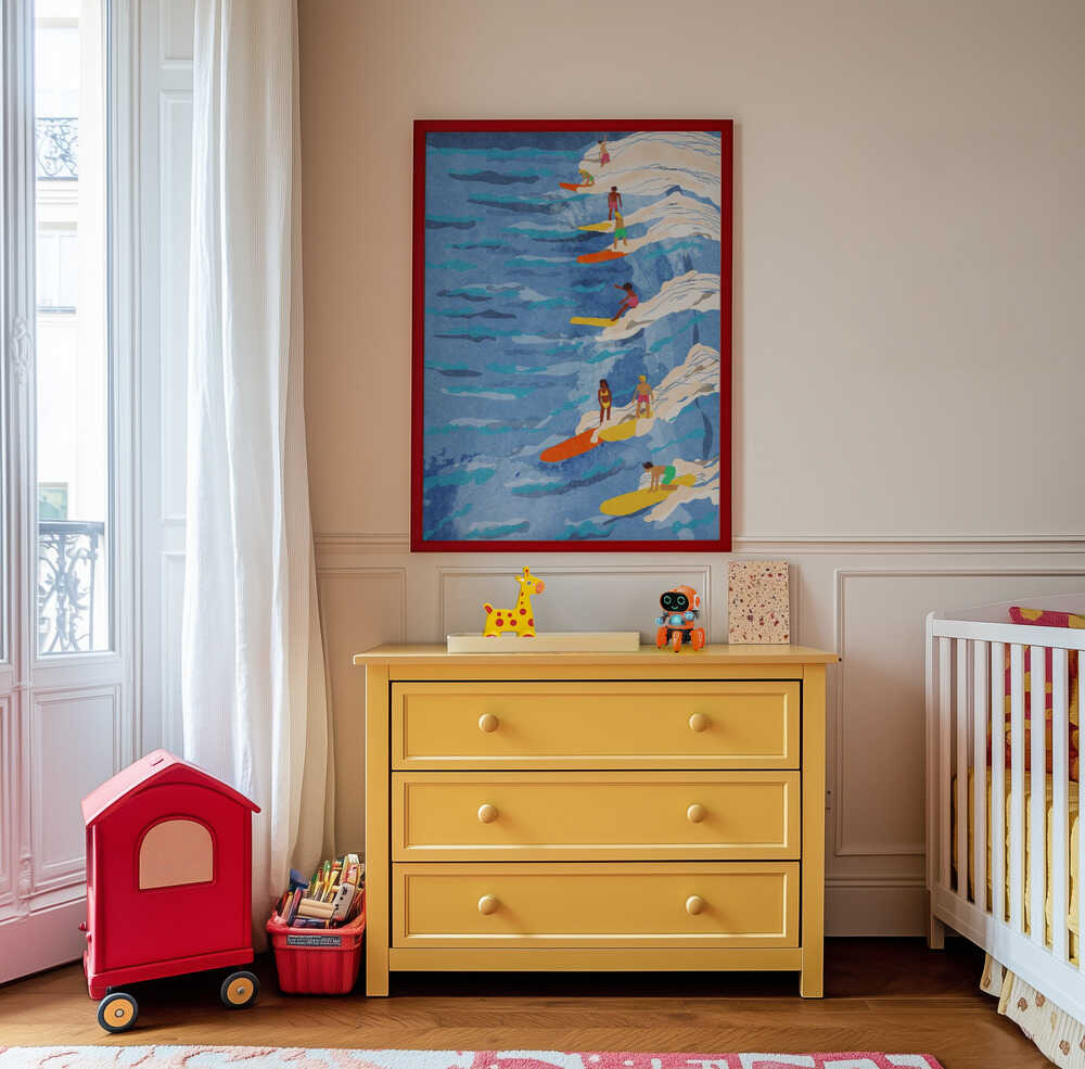 Entspanntes Surfen Poster