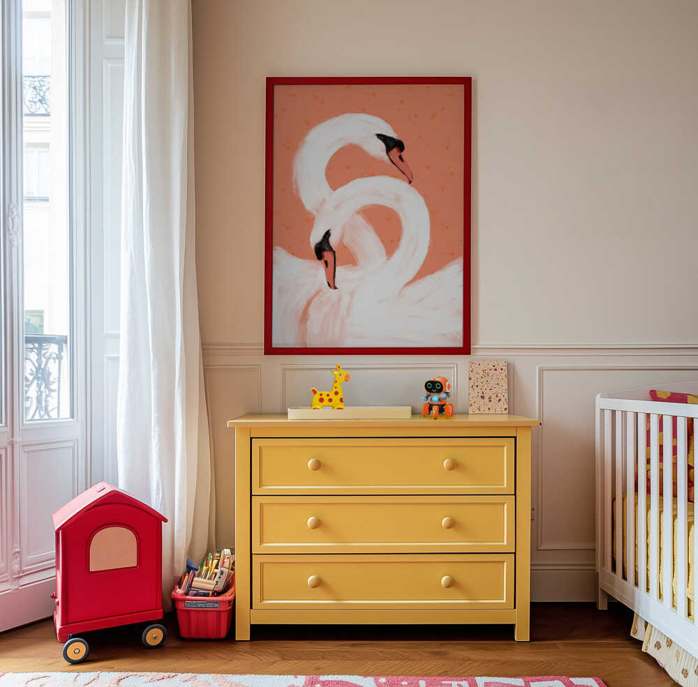 Anmutige Schwäne Poster