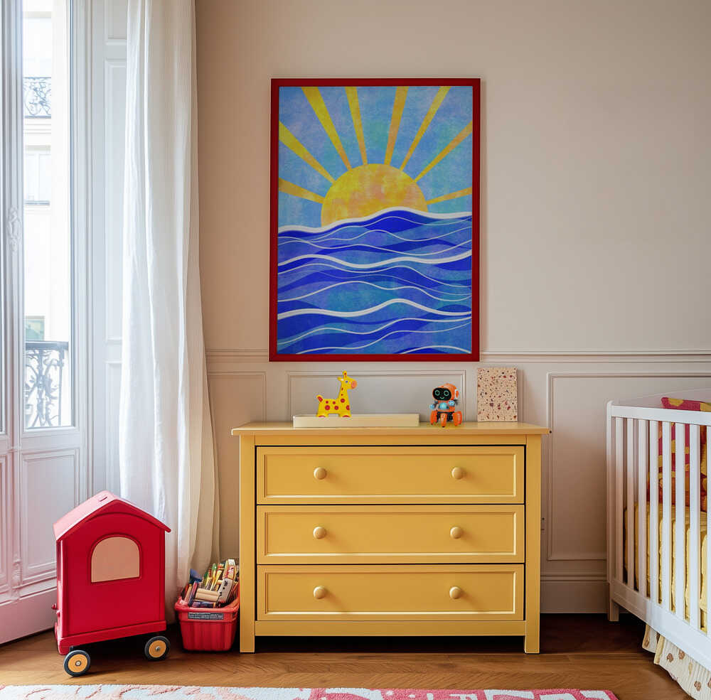 Meeres­sonnenuntergang Poster