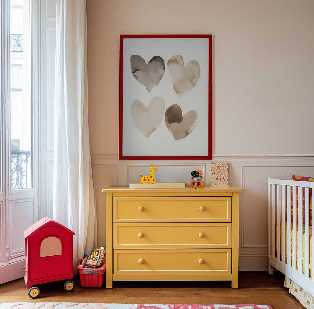 Erdige Herzen Poster