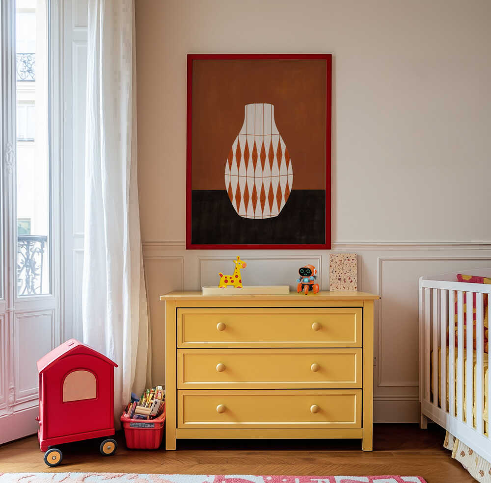 Terrakotta Vase Poster