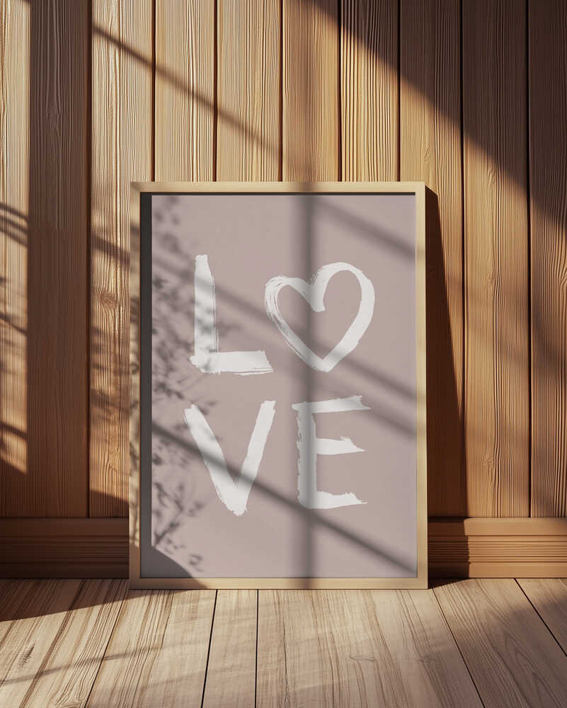 LOVE Zahnrosa Poster