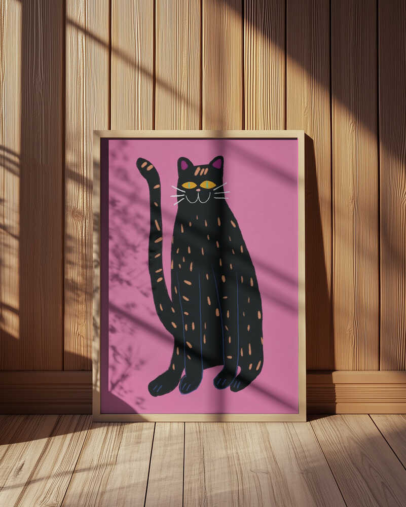 Verspielte Katze Poster