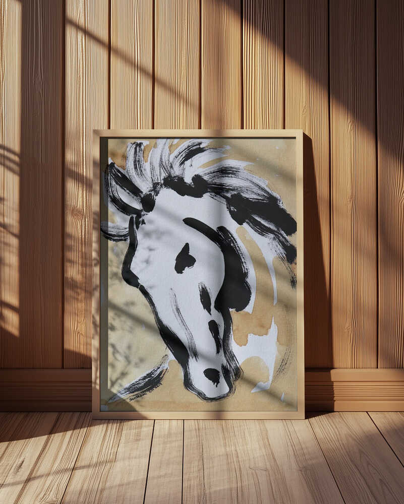 Bewegte Pferdeharmonie Poster