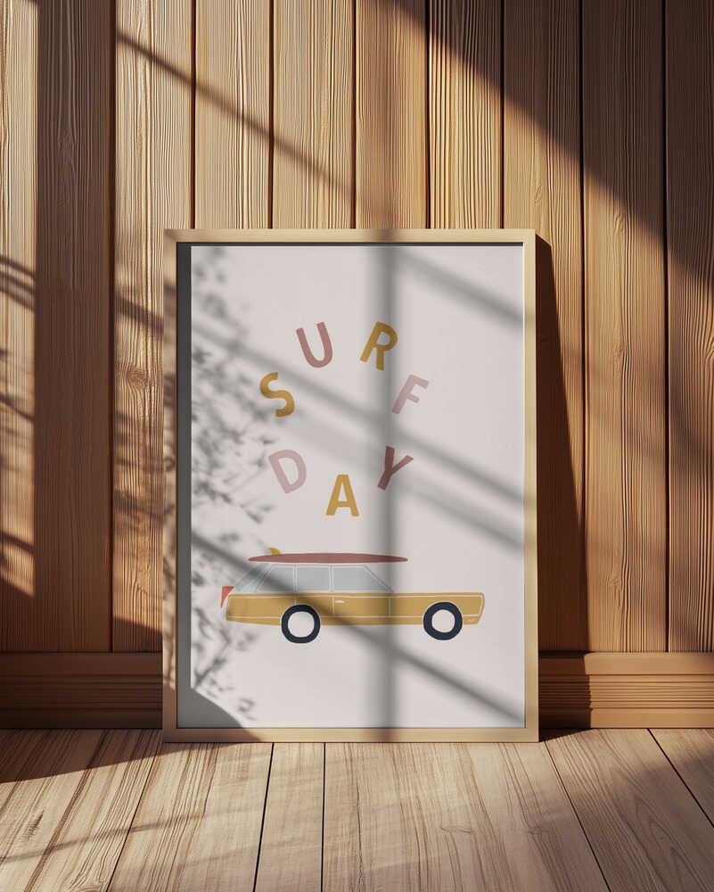 Retro Surf Vibes Poster