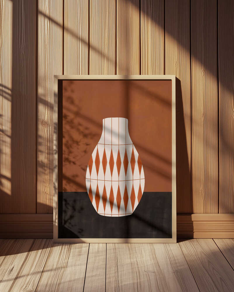 Terrakotta Vase Poster