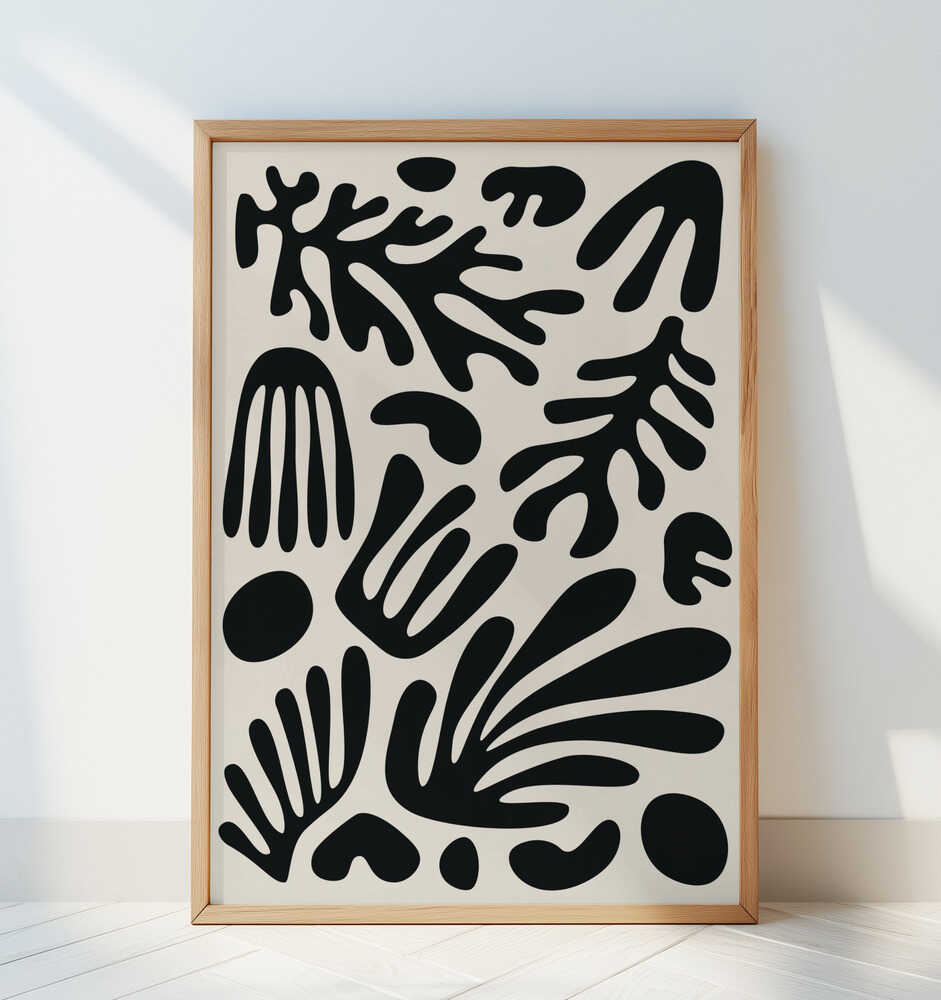 Schwarze Algen Poster