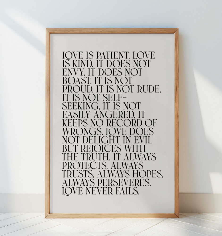 Die Liebe Versagt Niemals Poster