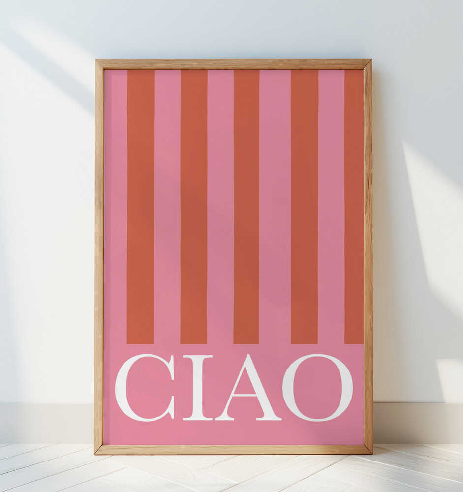 Ciao Streifen Poster