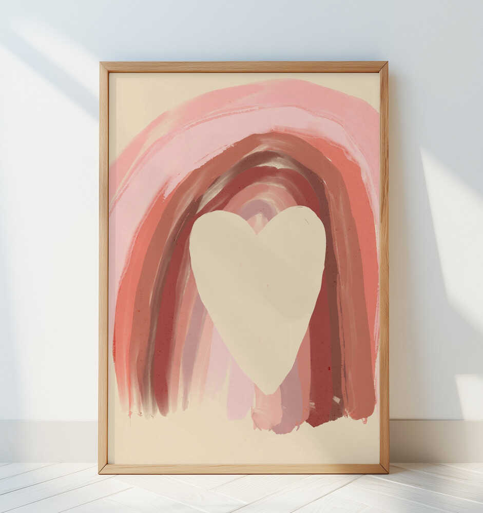 Herzliche Regenbogen Poster