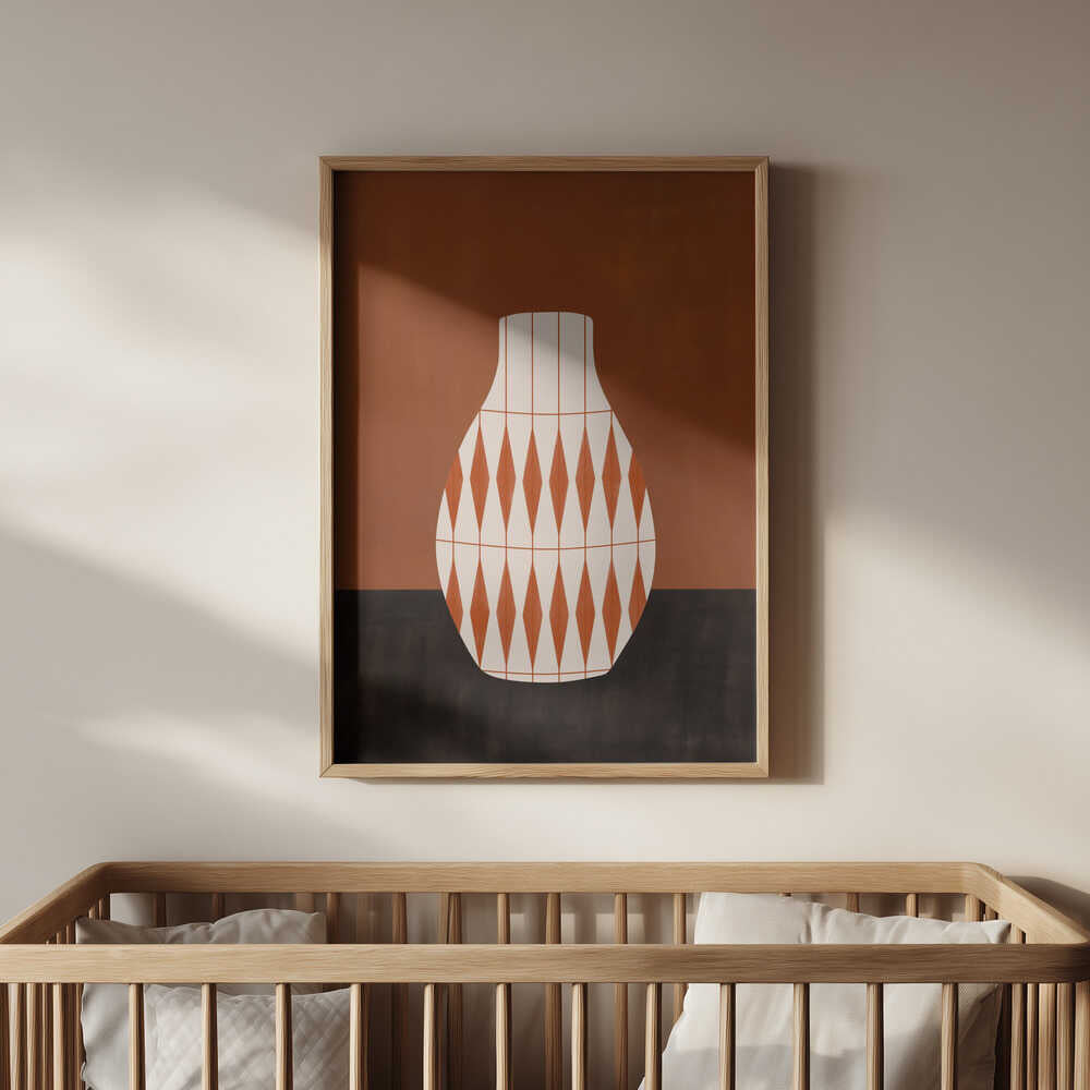 Terrakotta Vase Poster